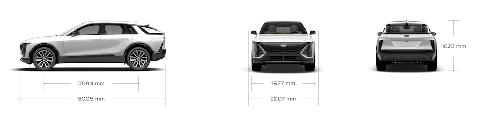 LYRIQ Exterior Dimensions