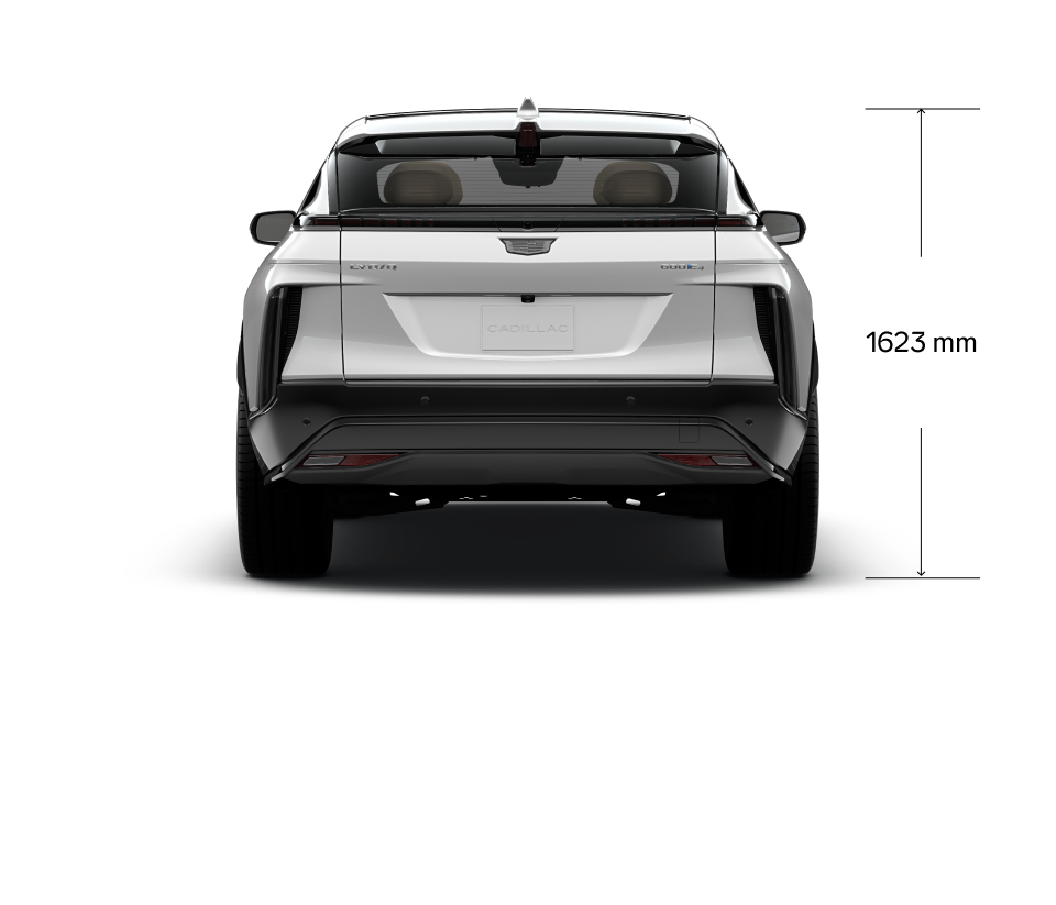 LYRIQ Specification Dimentions rear view